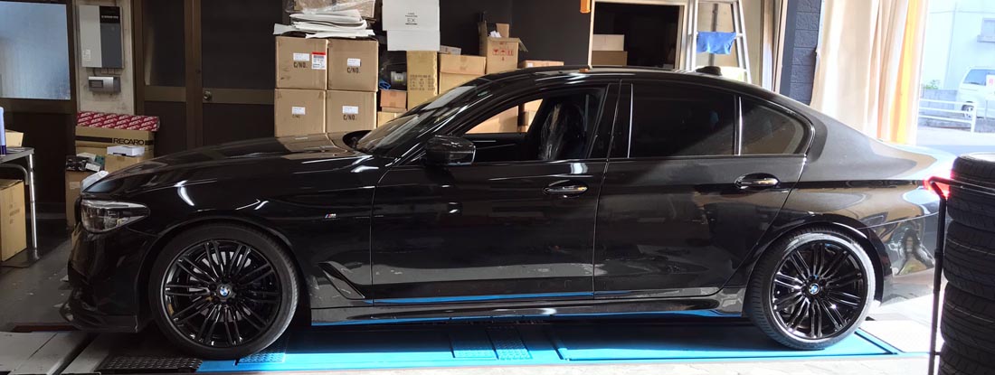 W様 Bmw G30 5シリーズにkw車高調ver 3装着 Fukushima S Blog Craftsman Inc