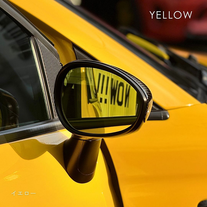 ワイドビュードアミラーレンズ：クローム for ABARTH595,695,FIAT500