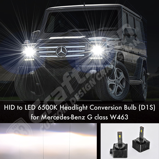 HID to LED 6500K Headlight Conversion Bulb (D1S) for メルセデスベンツG-Class/W463  CS-LHB2-D1S