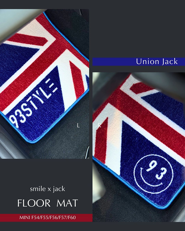 MINI Smile×Jackフロアマット for F54,F55,F56,F57,F60