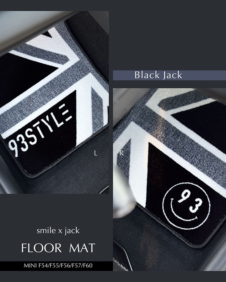 MINI Smile×Jackフロアマット for F54,F55,F56,F57,F60
