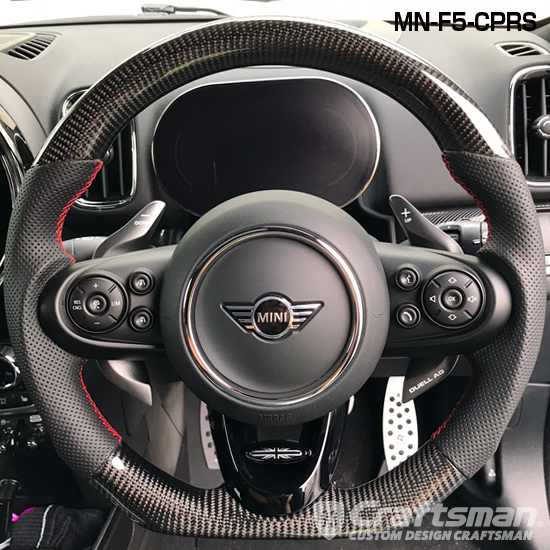 デモカーMINI F60にVERSPIELT(ファスピエルト)ステアリングを装着