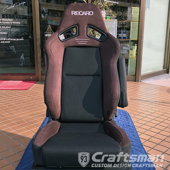 RECARO SR-7F GK100 アームレストシートヒート付き後日写真を撮って ...